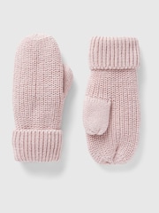 Gap Pink Kids Knitted Mittens - Image 1 of 1
