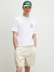 River Island White Regular Fit Court Crew T-Shirt - Image 2 of 4
