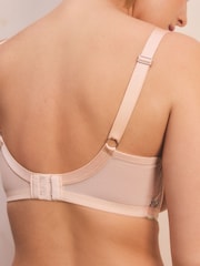 Multi DD+ Non Pad Full Cup Premium Floral Print Embroidery Bra - Image 6 of 9
