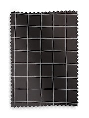 Mono Grid Eyelet Blackout Curtains - Image 5 of 5