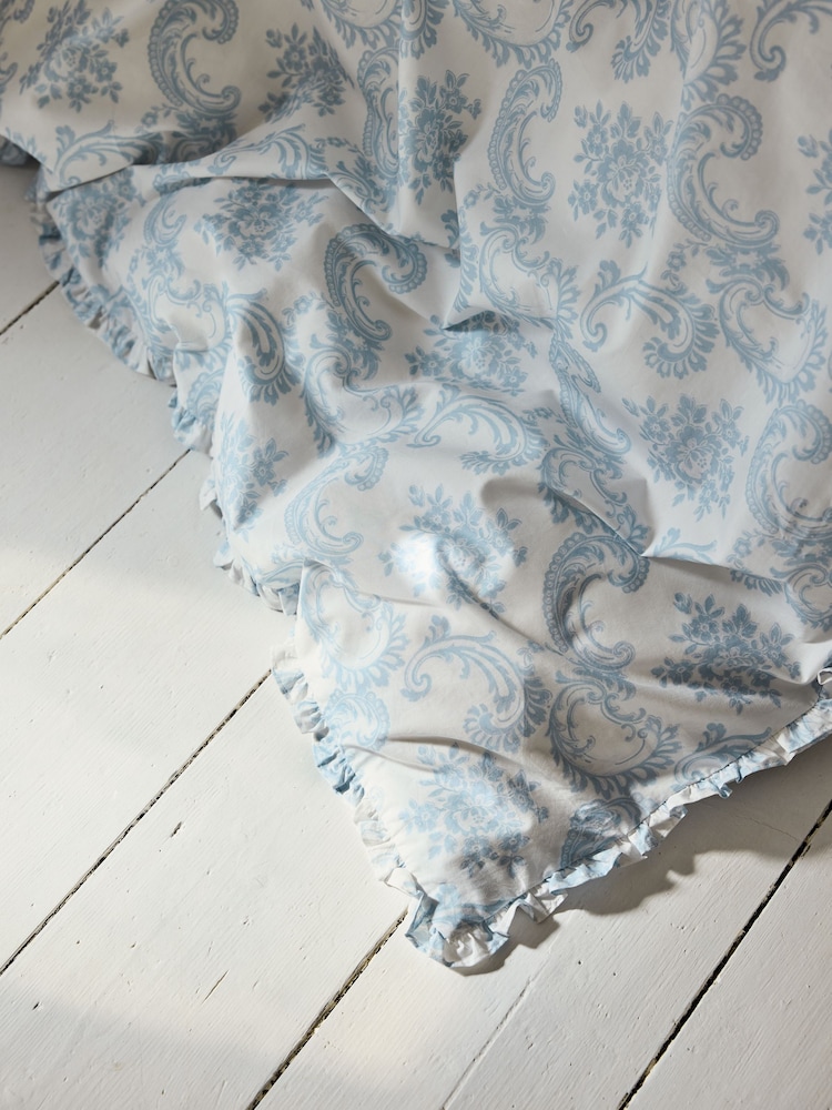 Shabby Chic by Rachel Ashwell® Boudoir Beauty Petite Ruffle 180 Thread Count Duvet Cover and Pillowcase Set - Image 3 of 4