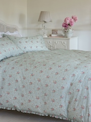 Shabby Chic by Rachel Ashwell® Anastasia Petite Ruffle 180 Thread Count Duvet Cover and Pillowcase Set - Image 1 of 6