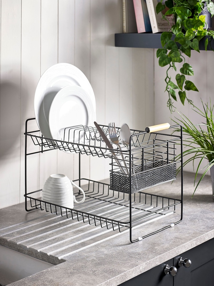 Black Wire 2 Tier Drainer - Image 1 of 3