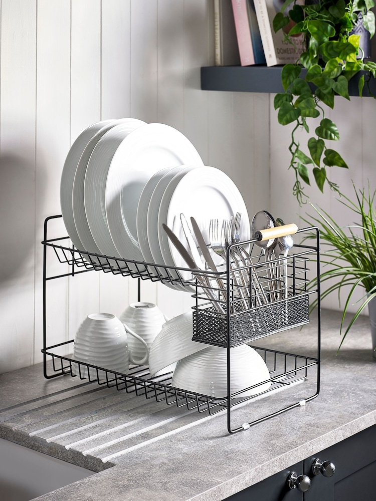 Black Wire 2 Tier Drainer - Image 2 of 3