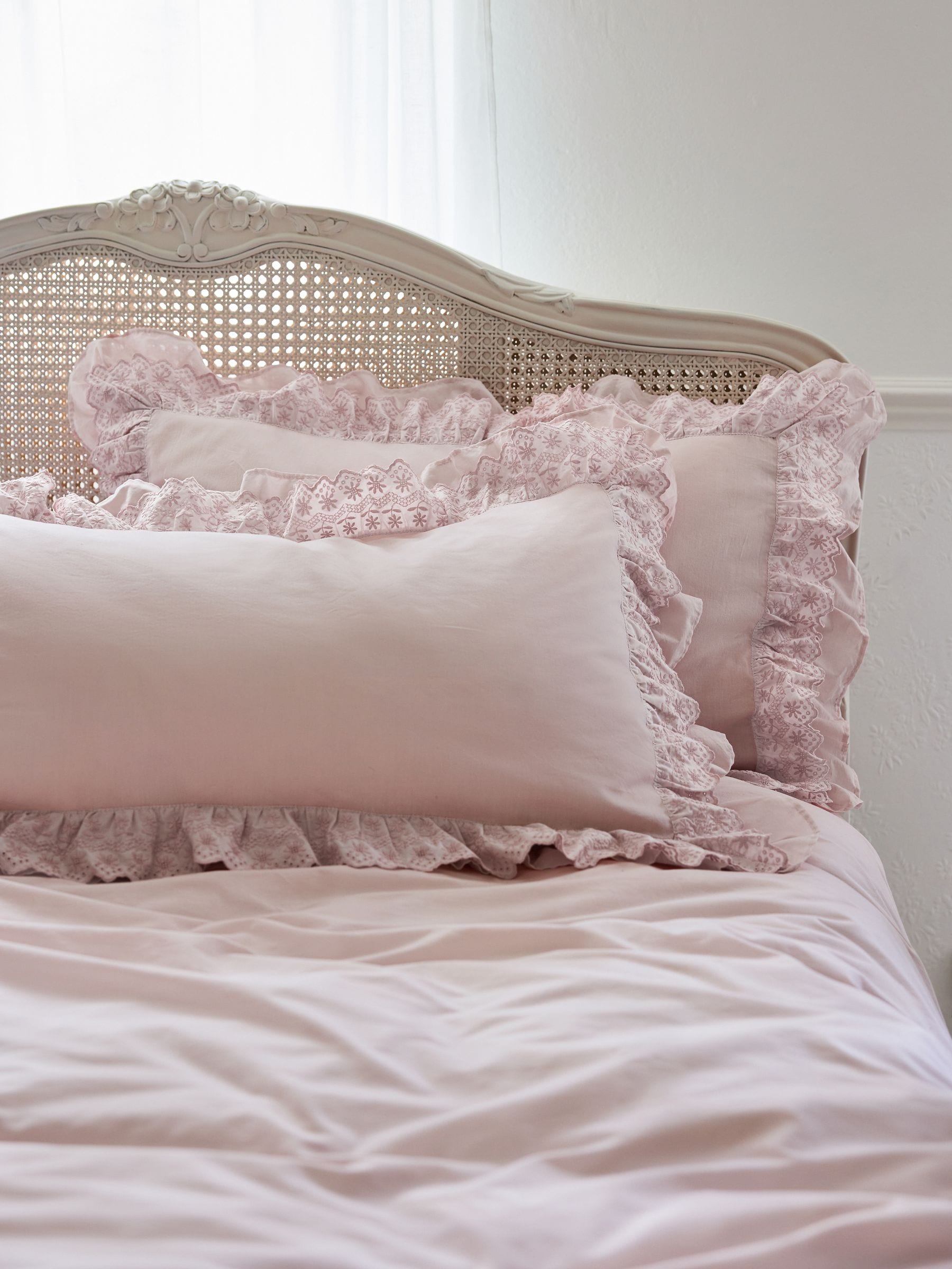 Buy Shabby Chic by Rachel Ashwell® Set of 2 Pink Broderie Anglaise