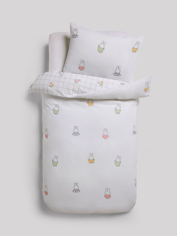 White Miffy Duvet Cover and Pillowcase Set - Image 7 of 9