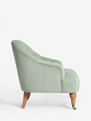 Shabby Chic by Rachel Ashwell® Sage Green Velvet Willa Accent Chair - Image 6 of 7
