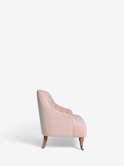 Shabby Chic by Rachel Ashwell® Blush Pink Velvet Willa Small 2 Seater Sofa - Image 4 of 6