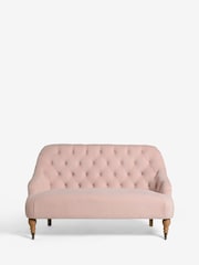Shabby Chic by Rachel Ashwell® Blush Pink Velvet Willa Small 2 Seater Sofa - Image 5 of 6