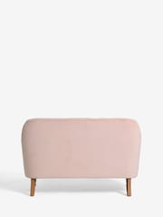 Shabby Chic by Rachel Ashwell® Blush Pink Velvet Willa Small 2 Seater Sofa - Image 6 of 6