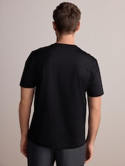 Noir - Ajustement régulier - Regular Fit Signature SUPIMA® Cotton Crew Neck T-Shirt - Image 3 de 8