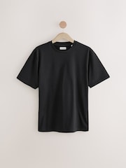 Noir - Ajustement régulier - Regular Fit Signature SUPIMA® Cotton Crew Neck T-Shirt - Image 6 de 8