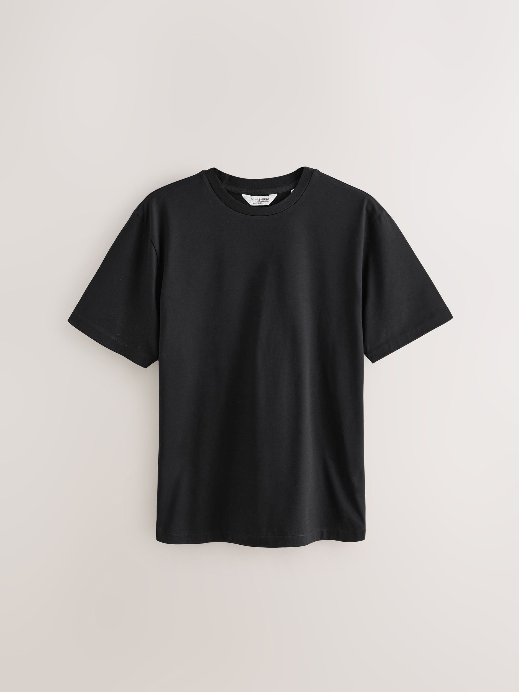 Buy Black Regular Fit N. Premium SUPIMA® Cotton Crew Neck T-Shirt