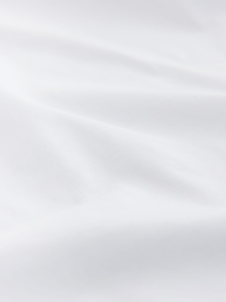 White Regular Fit Regular Fit Signature SUPIMA® Cotton Crew Neck T-Shirt - Image 6 of 6