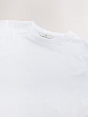 White Regular Fit Regular Fit Signature SUPIMA® Cotton Crew Neck T-Shirt - Image 7 of 7