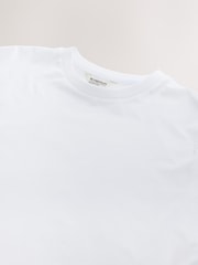 White Regular Fit N. Premium SUPIMA® Cotton Crew Neck T-Shirt - Image 9 of 9