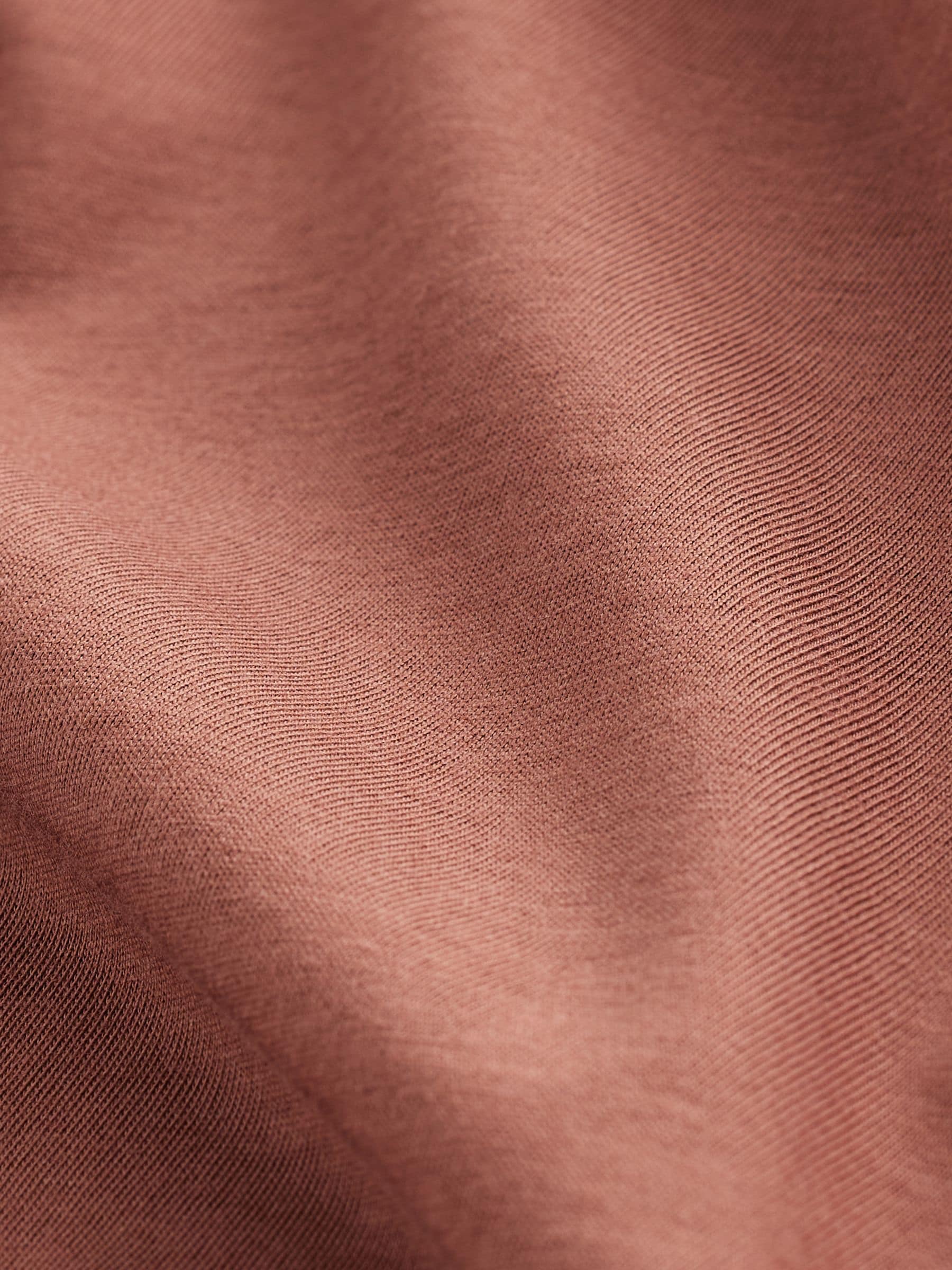 Buy Terracotta Brown Slim Fit Essential Crew Neck Cotton T