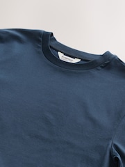 Blue Navy Regular Fit N. Premium SUPIMA® Cotton Crew Neck T-Shirt - Image 9 of 9
