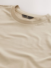 Stone Neutral Regular Fit Signature SUPIMA® Cotton Crew Neck T-Shirt - Image 7 of 7