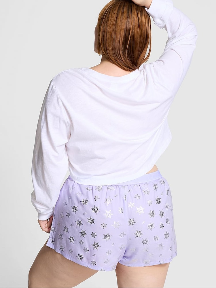 Victoria's Secret PINK Purple Cloud Short Pyjama Bottoms - Image 2 of 4