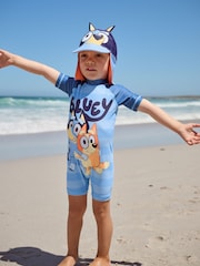 Bluey - بدلة سباحة واقية من الشمس (3 أشهر-8 سنة) (3 أشهر-8 سنوات) - صورة 2 من 3