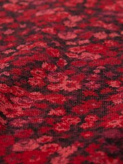 Gap Red Ribbed Long Sleeve Mock Neck T-Shirt - Image 4 of 4