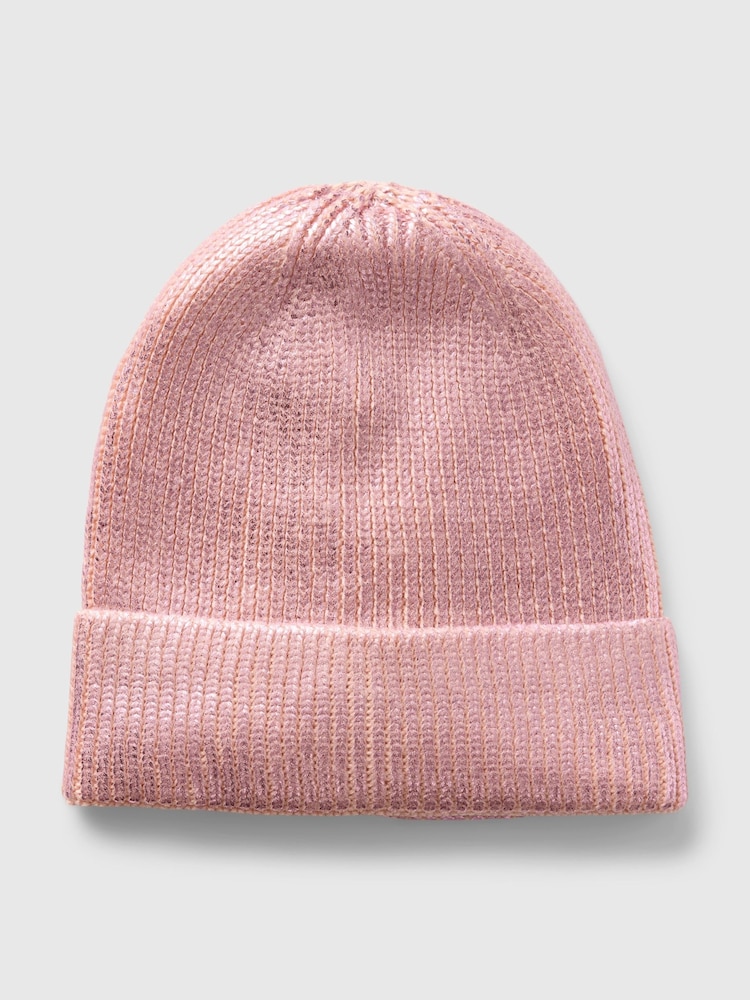 Gap Pink Metallic Beanie Hat (1-5yrs) - Image 1 of 1