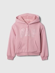 Rosa - Sudadera con capucha suave y acogedora con logotipo vintage de Gap (4-13años) - Imagen 4 de 5