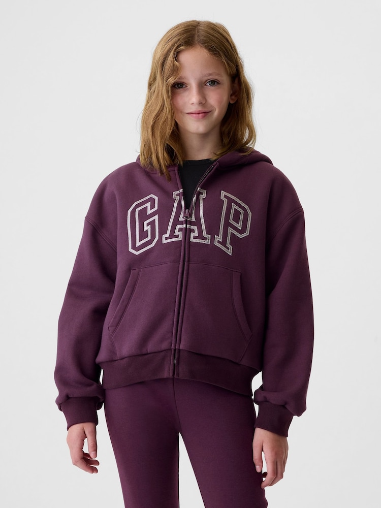 Morado - Sudadera con capucha suave y acogedora con logotipo vintage de Gap (4-13años) - Imagen 1 de 5 Morado - Sudadera con capucha suave y acogedora con logotipo vintage de Gap (4-13años) - Imagen 1 de 5