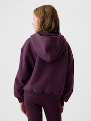 Morado - Sudadera con capucha suave y acogedora con logotipo vintage de Gap (4-13años) - Imagen 2 de 5