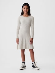 Gap Grey CashSoft Rib Knit Dress (4-13yrs) - Image 1 of 4