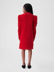 Gap Red Puff Sleeve Corduroy Dress (4-13yrs) - Image 2 of 4