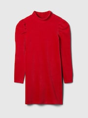 Gap Red Puff Sleeve Corduroy Dress (4-13yrs) - Image 3 of 4