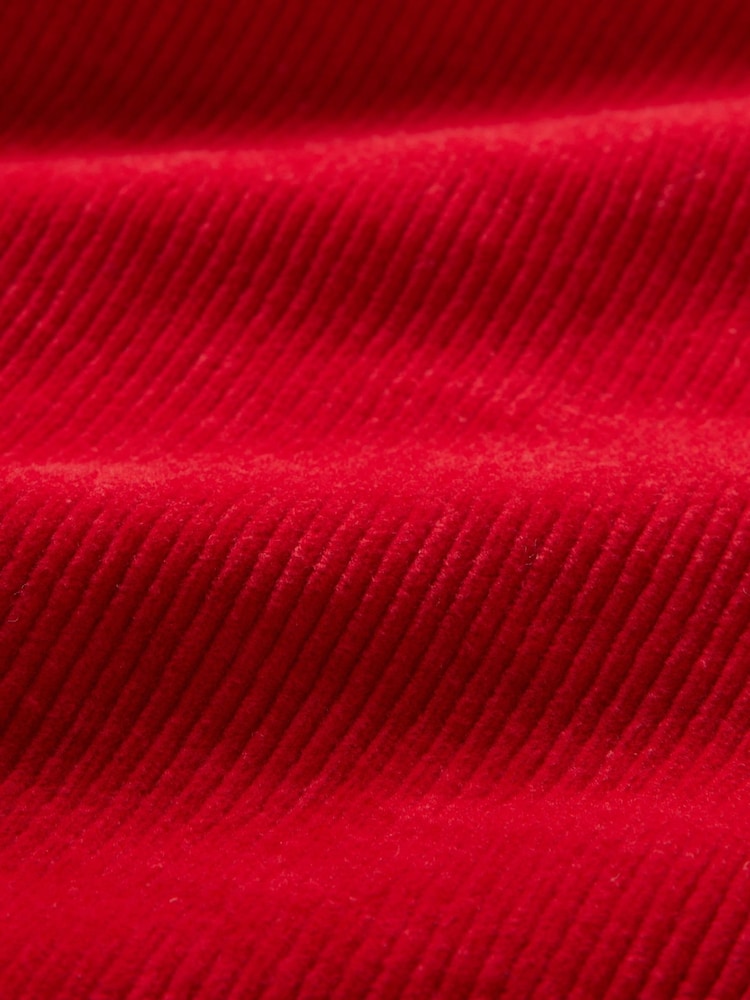 Gap Red Puff Sleeve Corduroy Dress (4-13yrs) - Image 4 of 4 Gap Red Puff Sleeve Corduroy Dress (4-13yrs) - Image 4 of 4