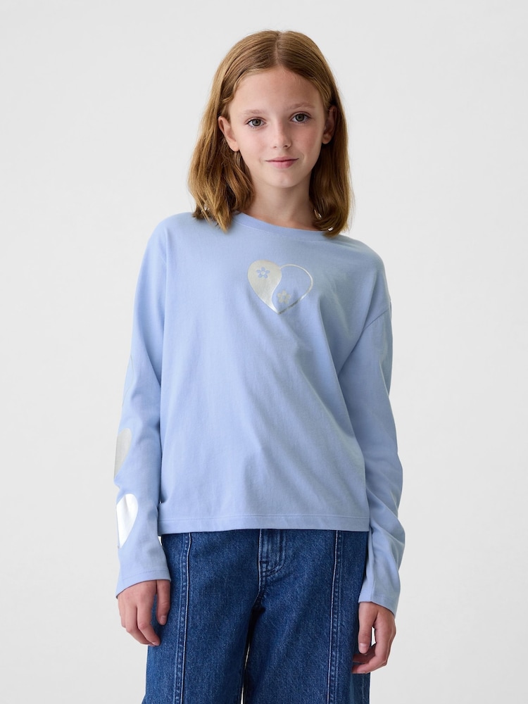 Gap Blue Graphic T-Shirt (4-13yrs) - Image 1 of 4