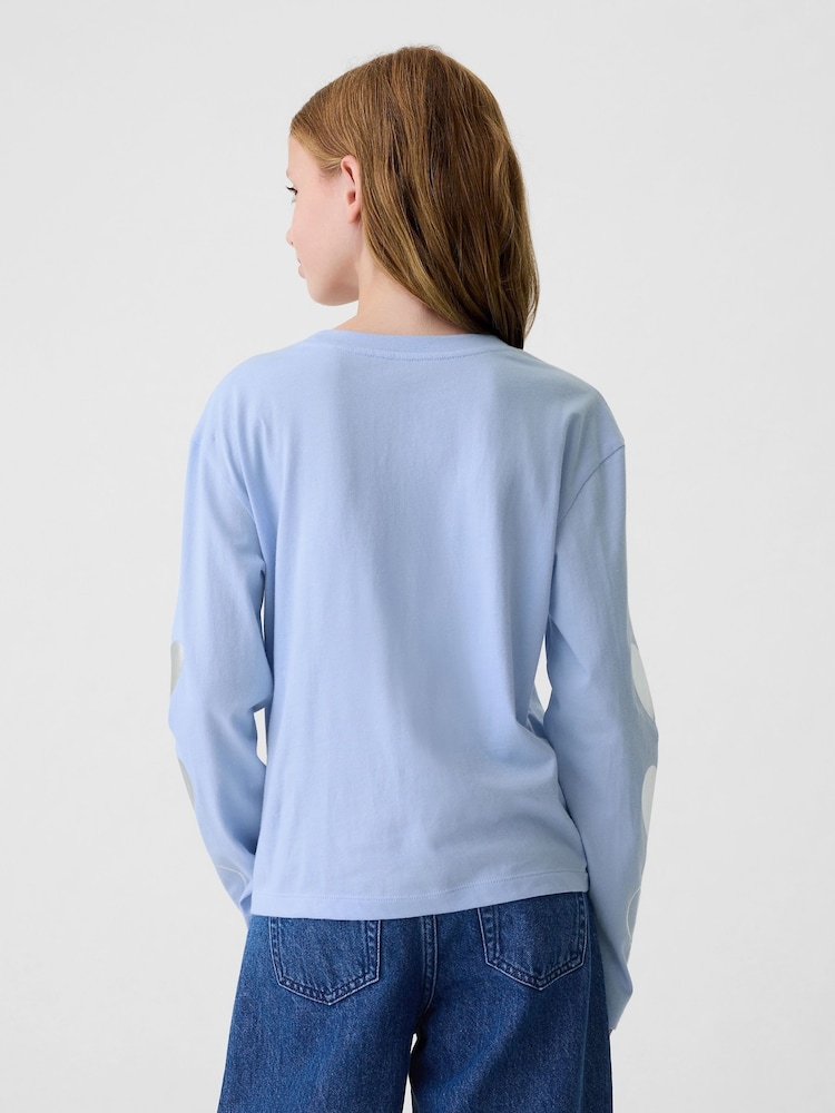 Gap Blue Graphic T-Shirt (4-13yrs) - Image 2 of 4 Gap Blue Graphic T-Shirt (4-13yrs) - Image 2 of 4