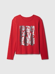 Gap Red Love Graphic T-Shirt (4-13yrs) - Image 3 of 4