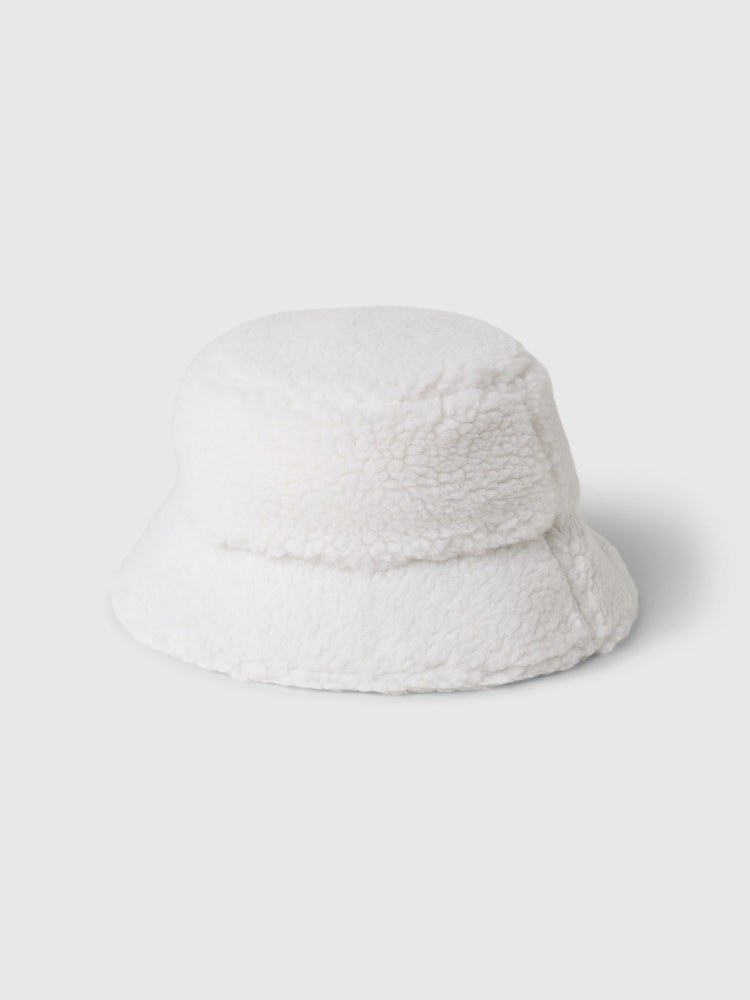 Белый - Gap Детские головные уборы Sherpa Bucket (4-10лет) - Изображение 1 из 1