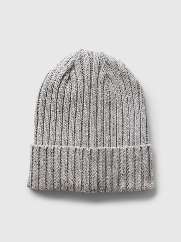 Gap Grey Metallic Beanie Hat (1-5yrs) - Image 1 of 1