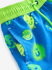 Blue Green Ombre Rash Vest and Shorts Set (3mths-7yrs) - Image 11 of 11