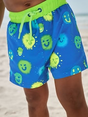 Blue Green Ombre Rash Vest and Shorts Set (3mths-7yrs) - Image 6 of 11