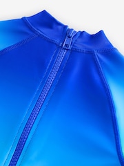 Blue/Green Dip Dye Sunsafe All-In-One Swimsuit (3mths-7yrs) - Image 6 of 7