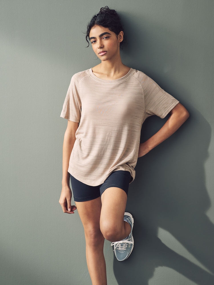 Neutral Crew Neck Lightweight Short Sleeve T-Shirt - Image 1 of 1