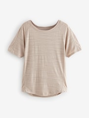 Neutral Crew Neck Lightweight Short Sleeve T-Shirt - Image 6 of 8