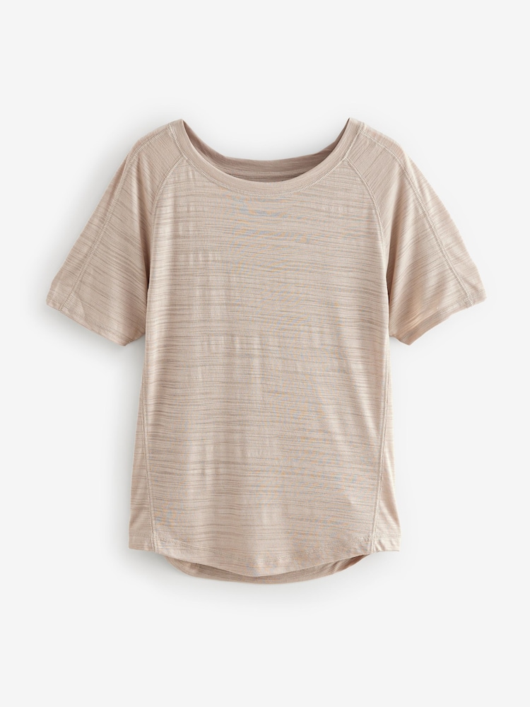 Neutral Crew Neck Lightweight Short Sleeve T-Shirt - Image 6 of 8