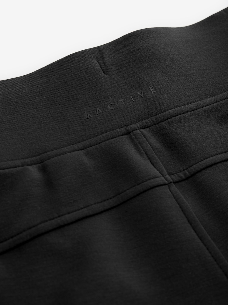 Black Supersoft Modal Wide Leg Trousers - Image 8 of 8