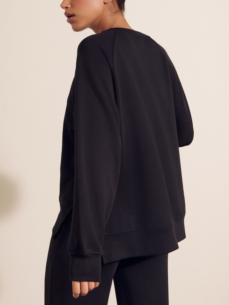 Black Supersoft Long Sweatshirt - Image 2 of 6