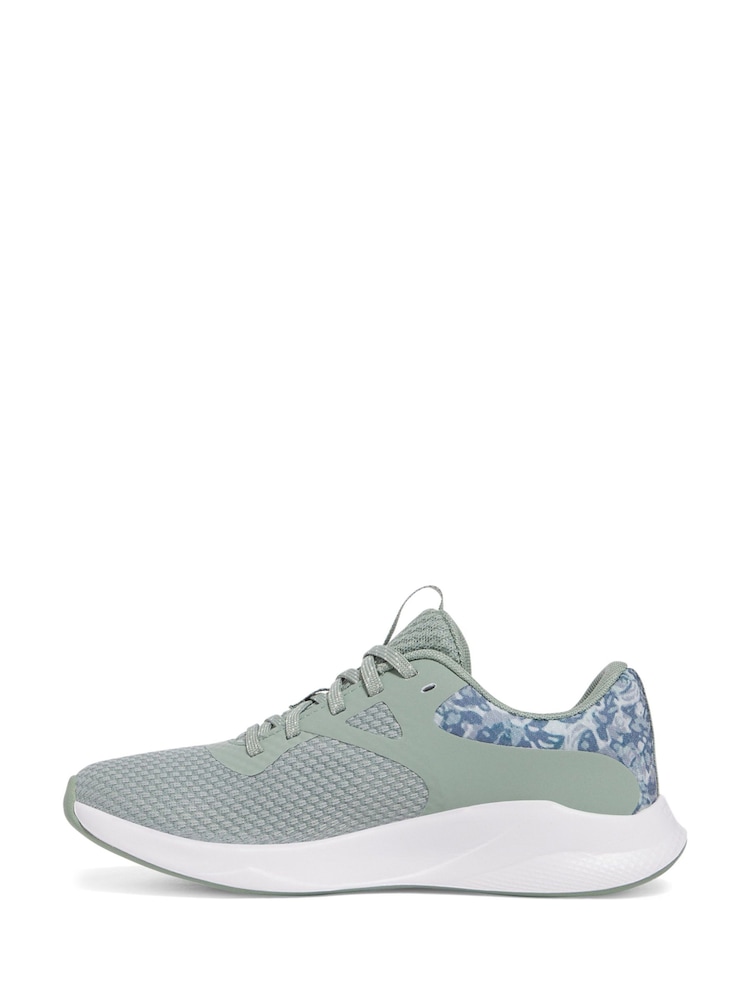 Under Armour Green Charged Aurora 2 + Trainers - Image 2 of 5