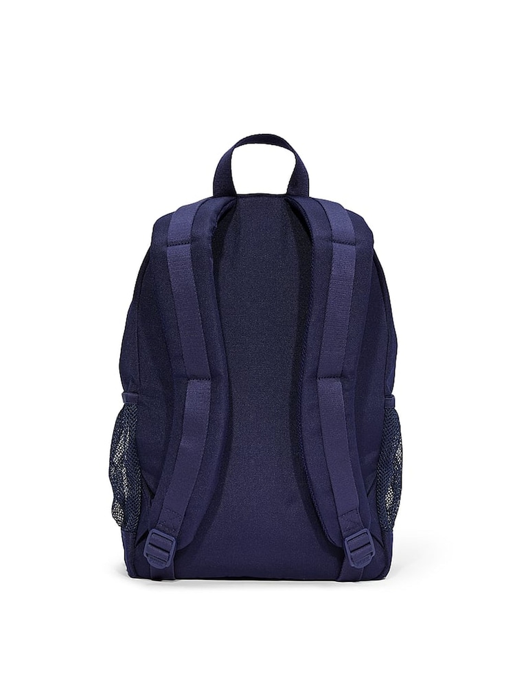 Victoria's Secret PINK Midnight Navy Blue Canvas Backpack - Image 2 of 3