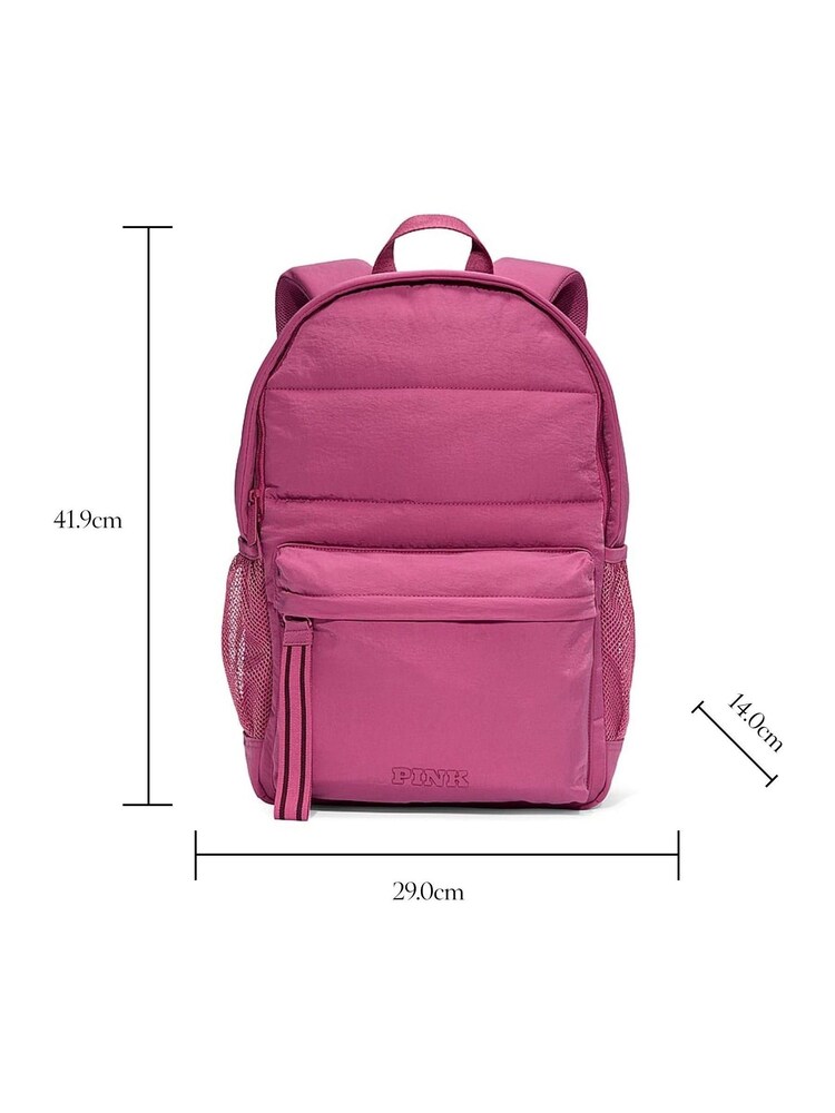 Victoria's Secret PINK Pink Violet Puffer Backpack - Image 5 of 5